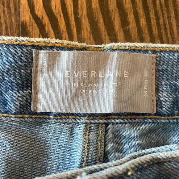 NWT Everlane Rigid Slouch Jean. Wash: Broken-in Blue. Size: 28 - Picture 5 of 12